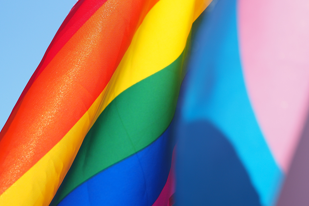 Pride flag.