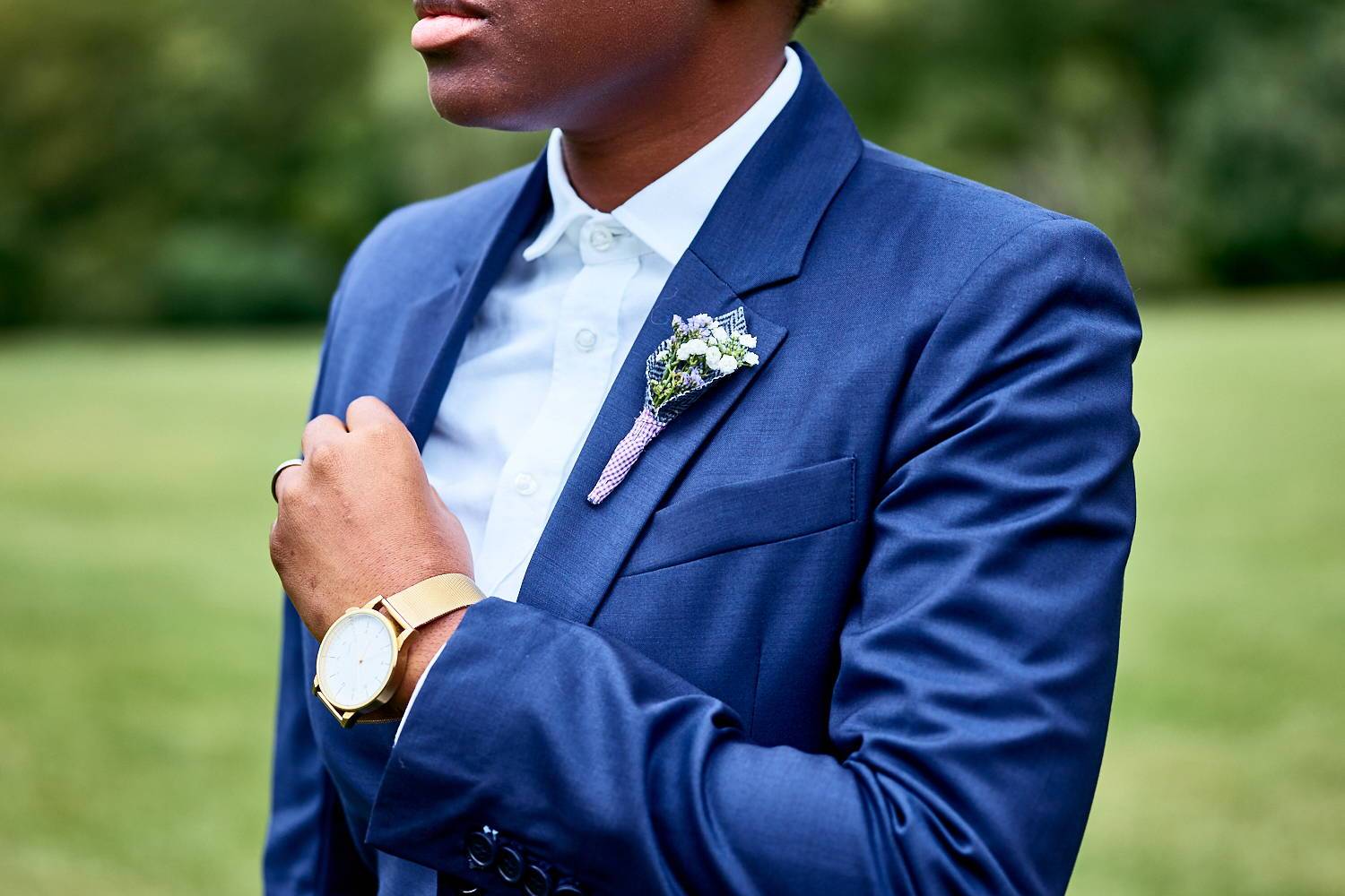 The Perfect Androgynous Wedding Suits: Classic Black or Navy - Kirrin Finch