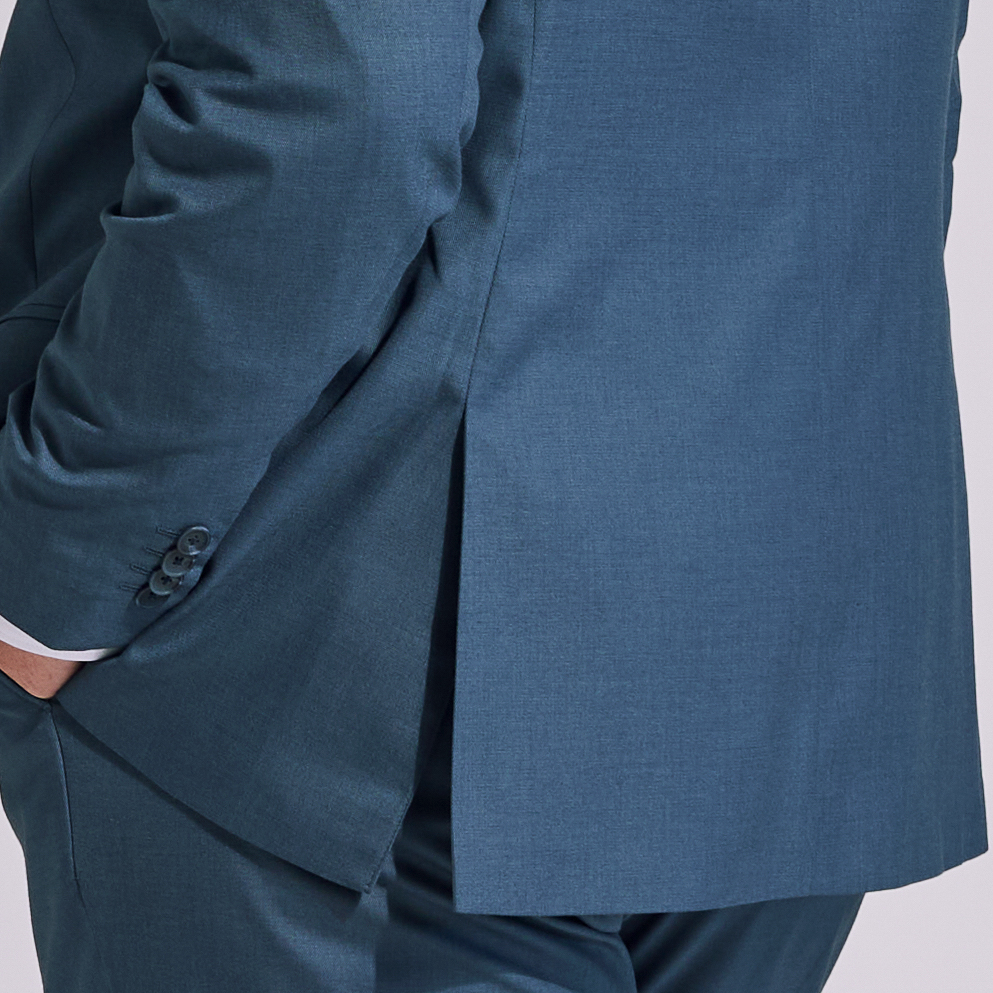 Double Vents on Scout Blazer. Color: Hudson Blue