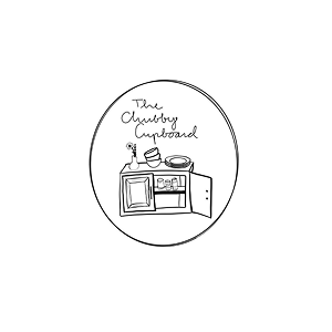 Logo of 'The Cheeky Cupboard' with a stylized illustration of a kitchen cabinet on a white background.