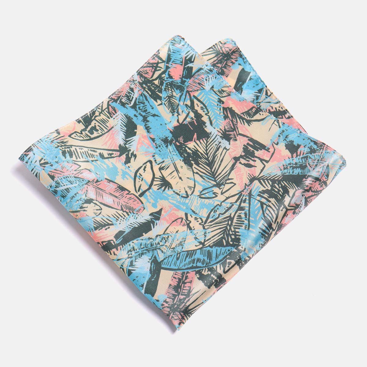 Pocket square. Color: Gold Leaf