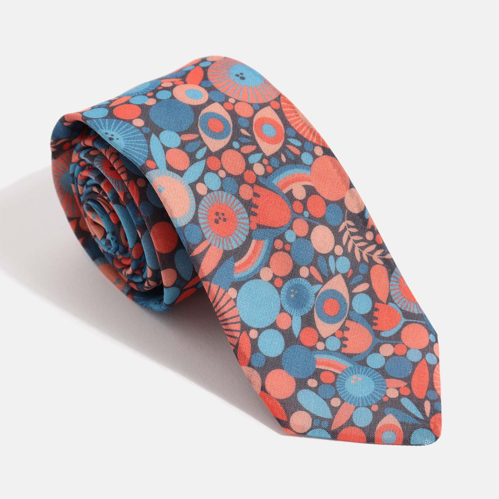 Skinny Lisa Congdon Tie Rolled Up. Color: Lisa C Floral